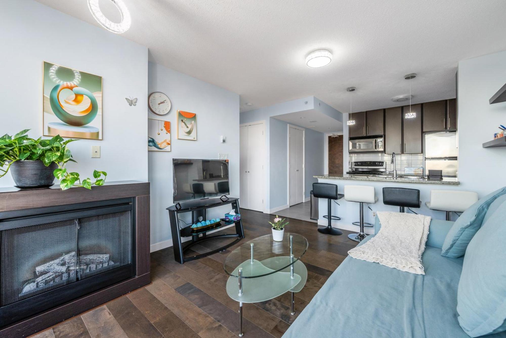 Downtown 1 Bedroom Water View Condo Ванкувер Екстер'єр фото